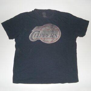 Banner '47 T-Shirt Los Angeles Clippers Navy Blue Men's Size L